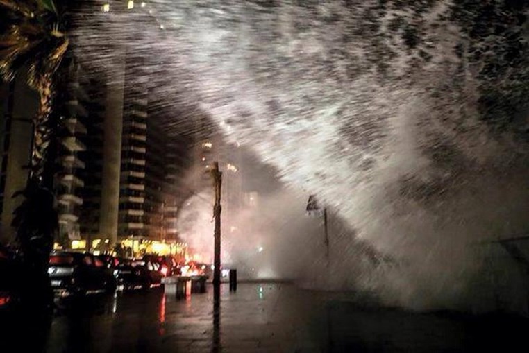 Violent Storm in Lebanon